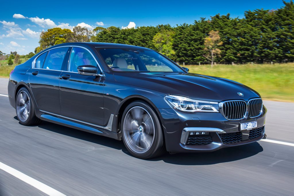 The luxurious BMW 740i. The luxurious BMW 740i.